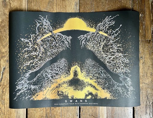 Swans 2023 tour poster - swans,