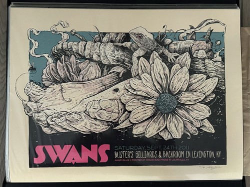 Swans band poster 2011 - swans,